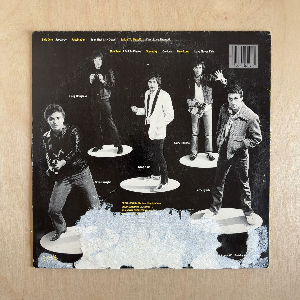 Greg Kihn Band – Kihnspiracy – back cover