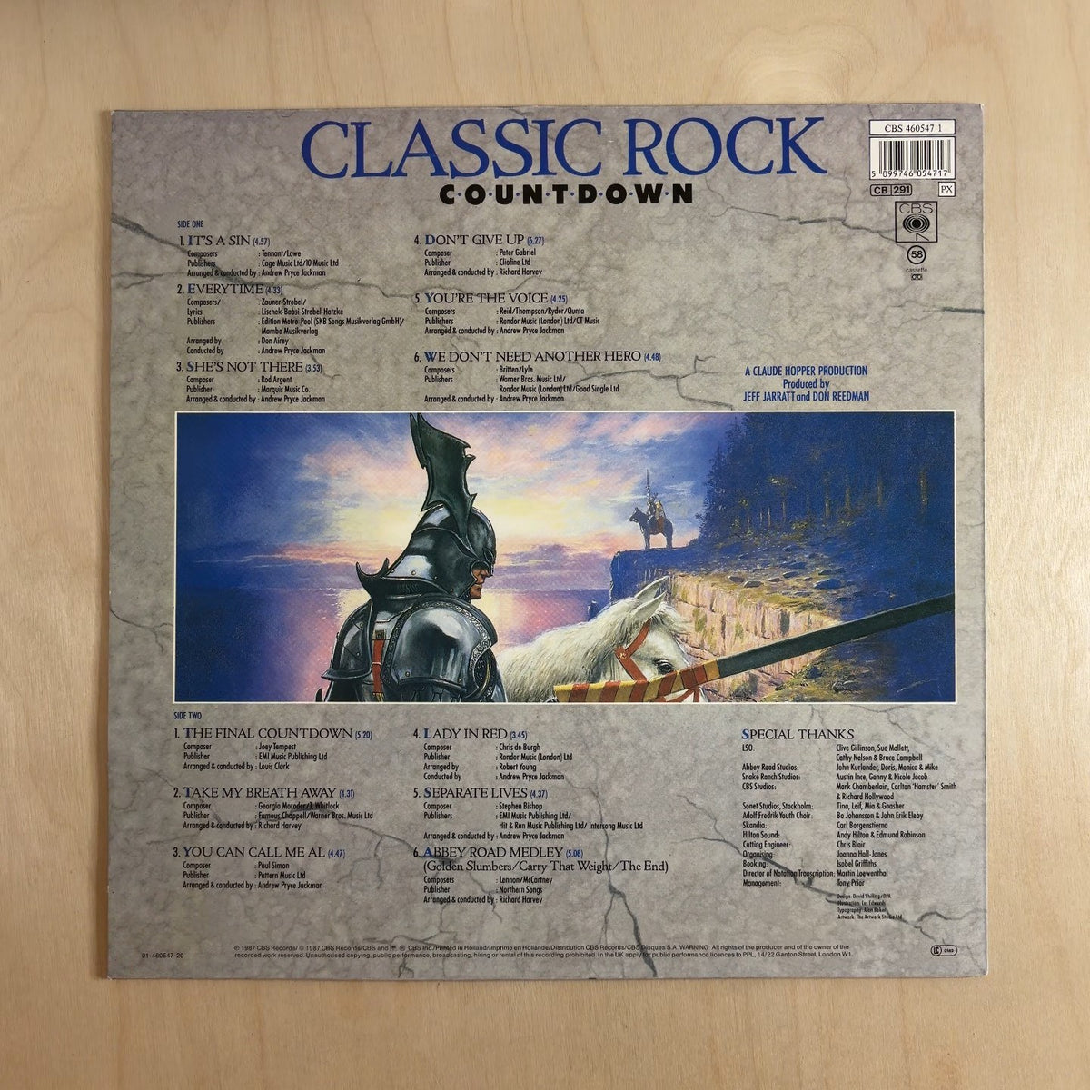 London Symphony Orchestra – Classic Rock Countdown – back cover