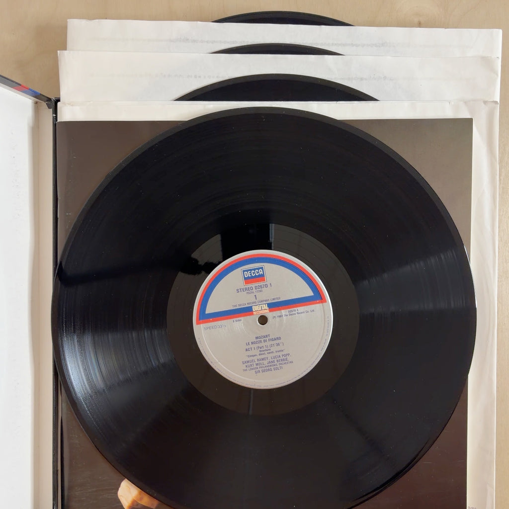 Wolfgang Amadeus Mozart, Georg Solti, London Philharmonic Orchestra – Le Nozze Di Figaro – record label