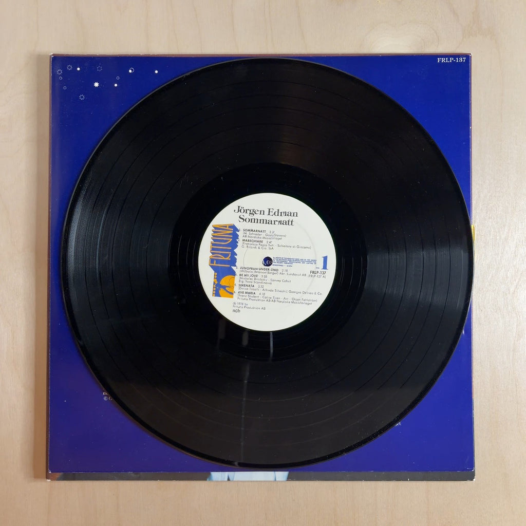 Jörgen Edman – Sommarnatt – record label