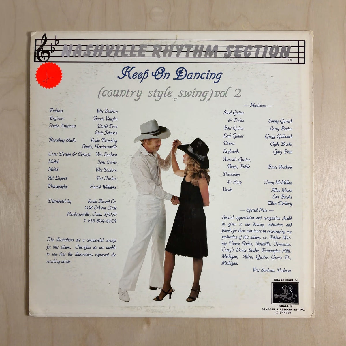 Nashville Rhythm Section – Keep On Dancing (Country Style Swing) Vol 2