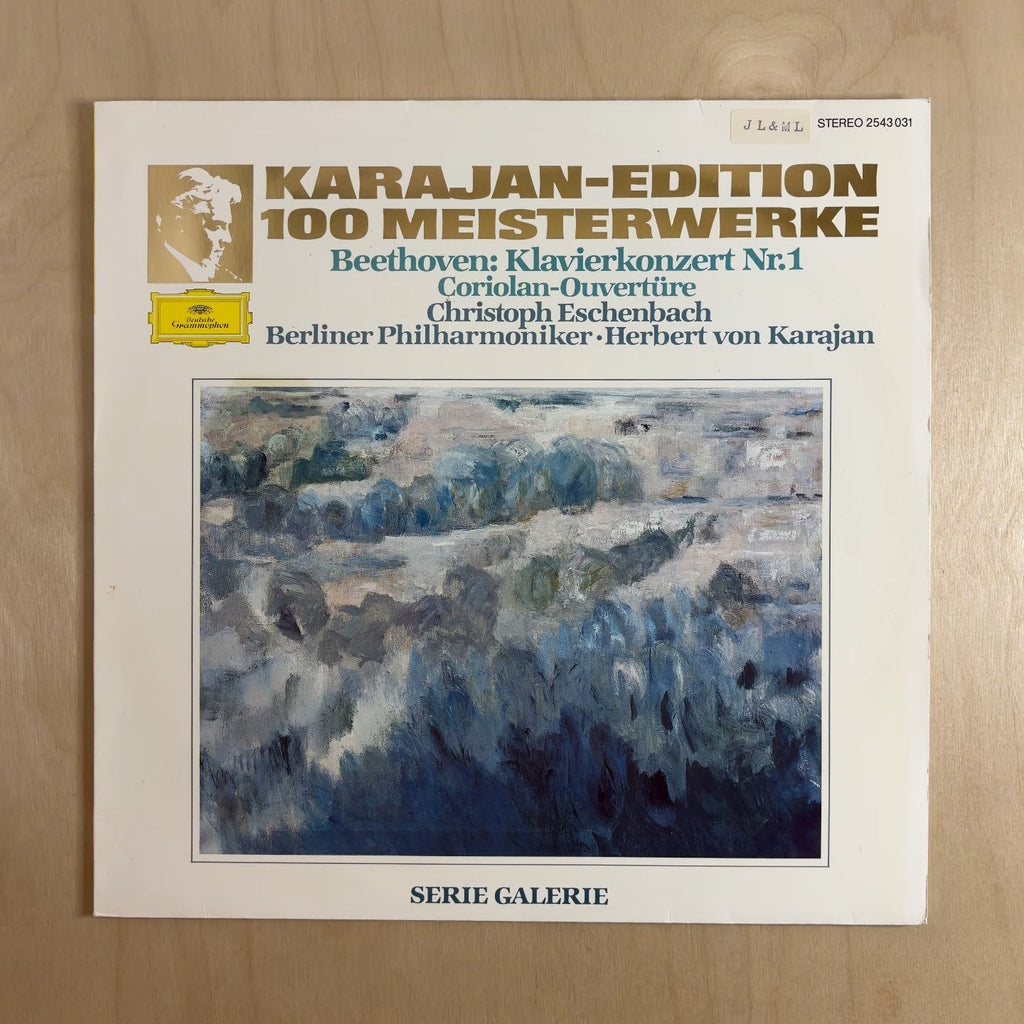 Berliner Philharmoniker, Herbert von Karajan – Karajan-Edition 100 Meisterwerke - Beethoven: Klavierkonzert Nr. 1 - Coriolan-Overtüre – front cover