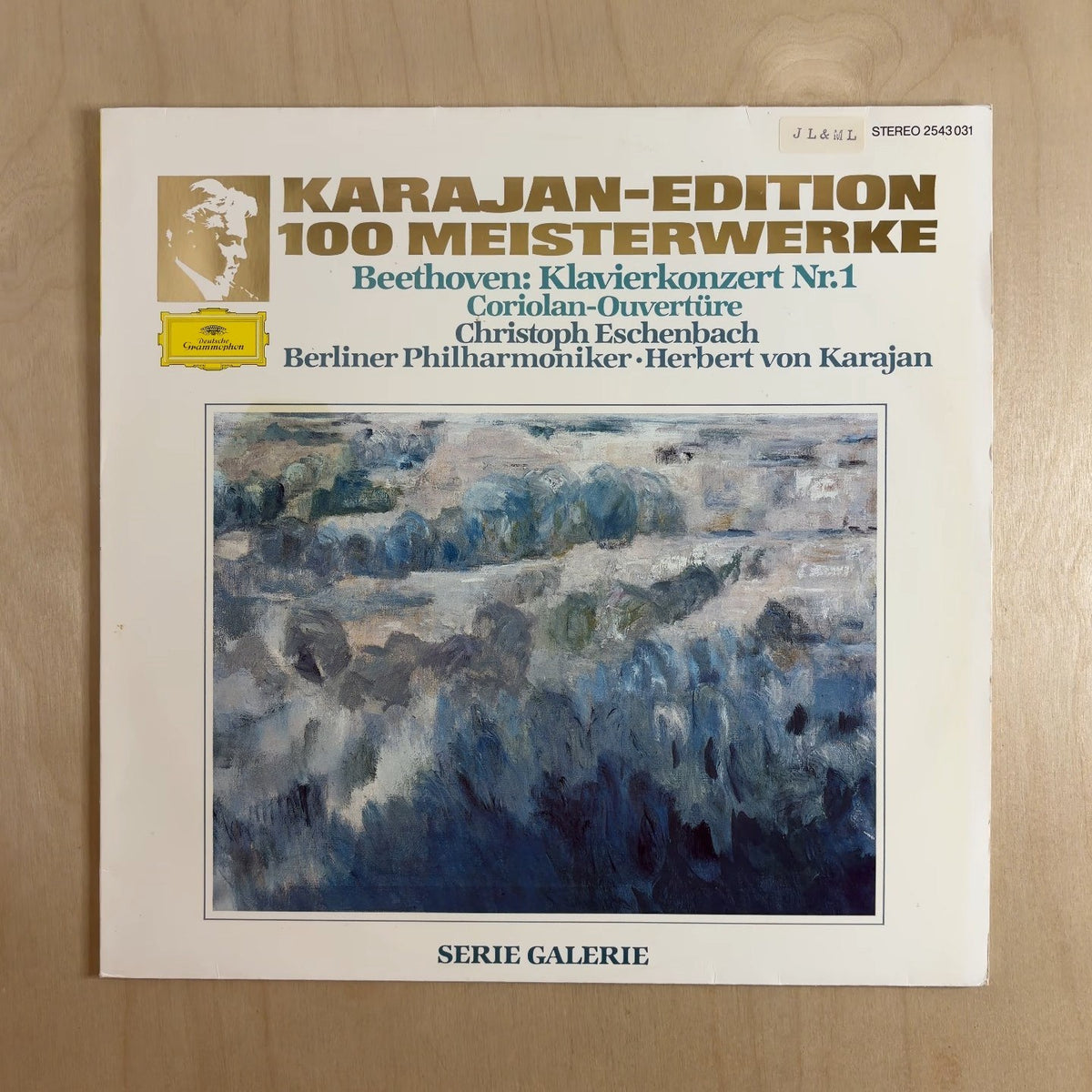 Berliner Philharmoniker, Herbert von Karajan – Karajan-Edition 100 Meisterwerke - Beethoven: Klavierkonzert Nr. 1 - Coriolan-Overtüre – front cover