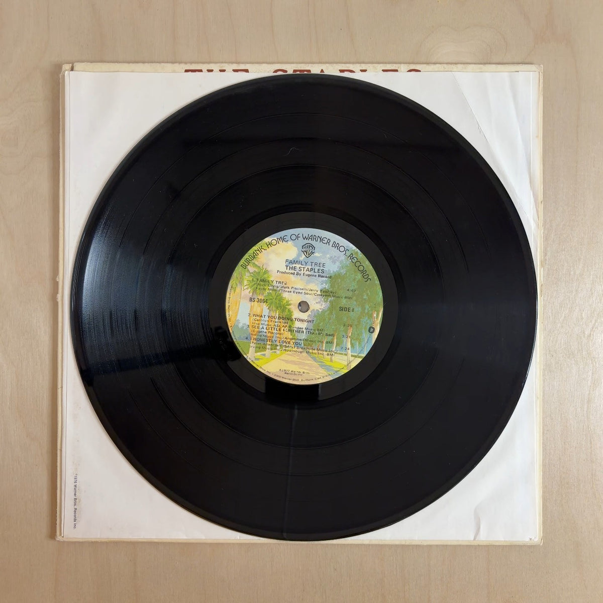 The Staples – Family Tree – record label