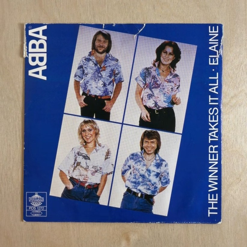 ABBA – The Winner Takes It All / Elaine – back cover