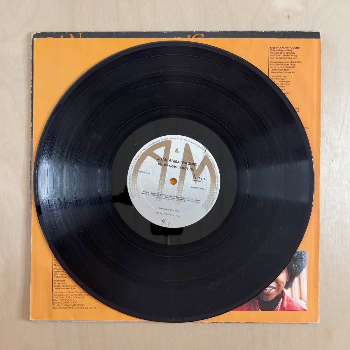 Joan Armatrading – Show Some Emotion – record label