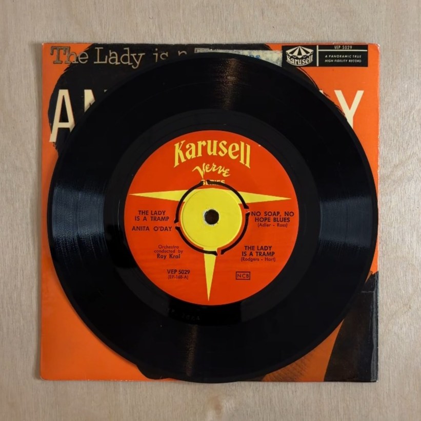 Anita O'Day – The Lady Is A Tramp – record label
