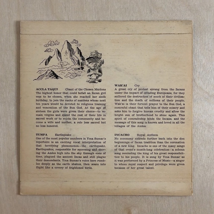 Yma Sumac – Voice Of The Xtabay - Part 2 – back cover