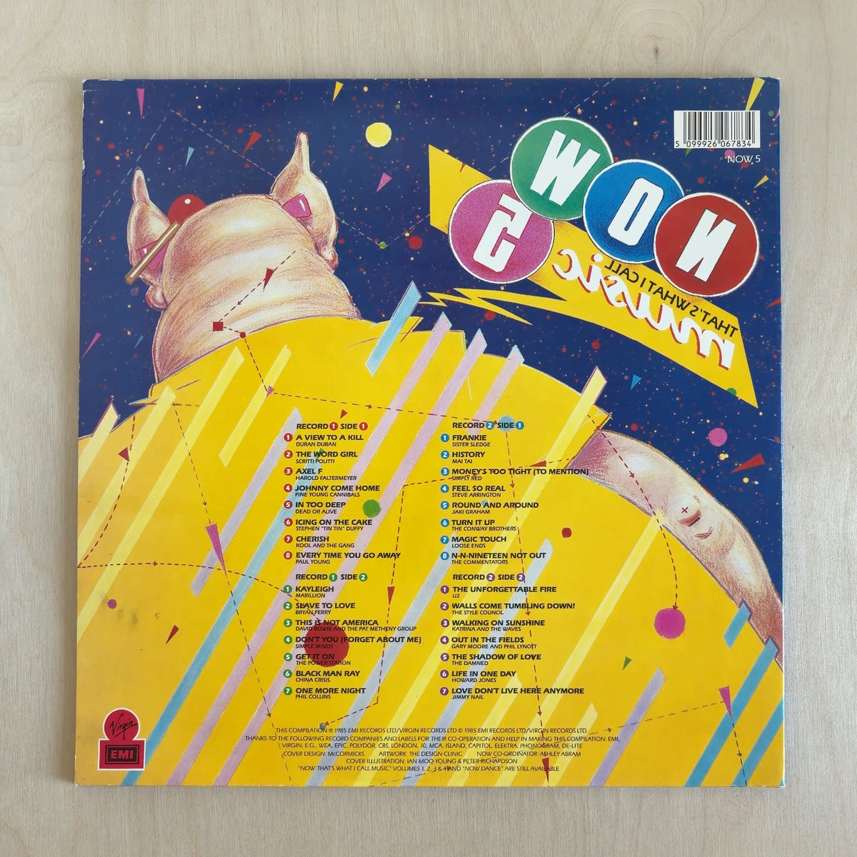 Various – Now That's What I Call Music 5 – back cover