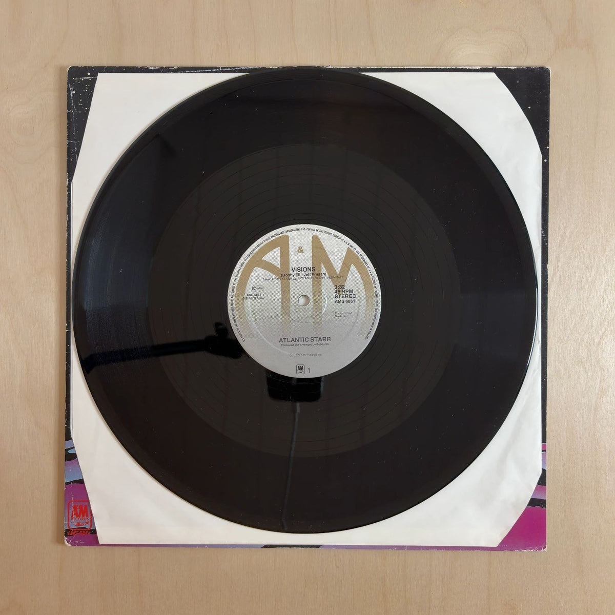 Atlantic Starr – Visions – record label