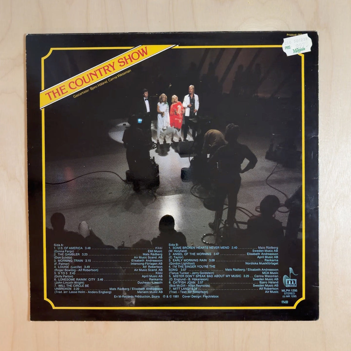 Various – The Country Show – back cover
