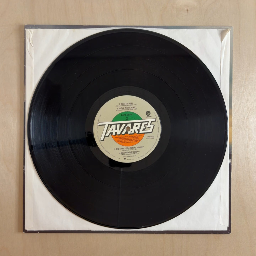 Tavares – Love Storm – record label