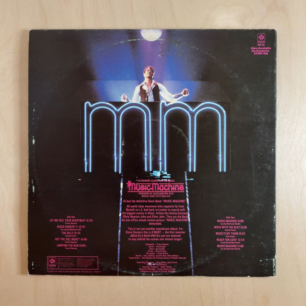 Music Machine (3), Patti Boulaye – The Original Soundtrack Recording - The Music Machine - – back cover