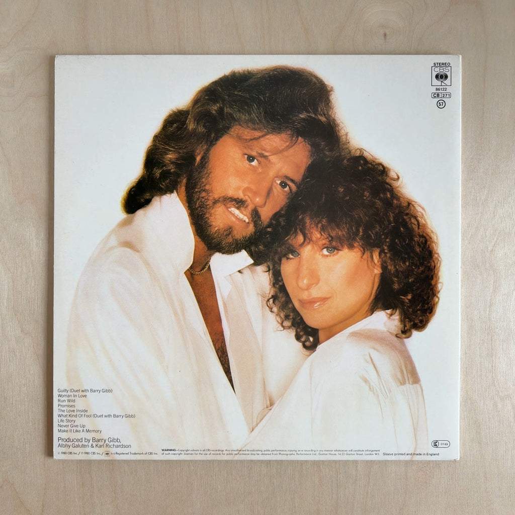 Barbra Streisand – Guilty – back cover