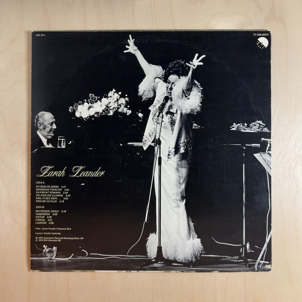Zarah Leander – Zarah Leander 1975 – back cover