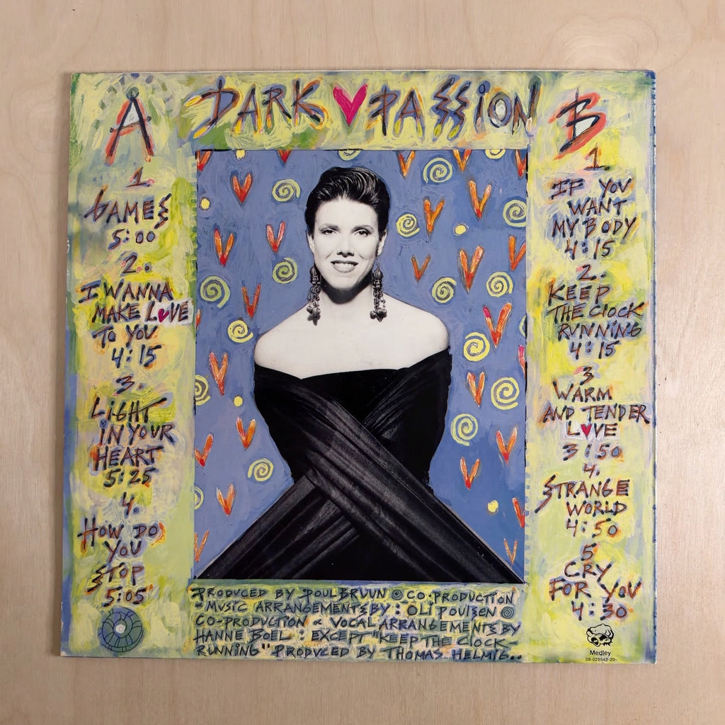 Hanne Boel – Dark Passion – back cover