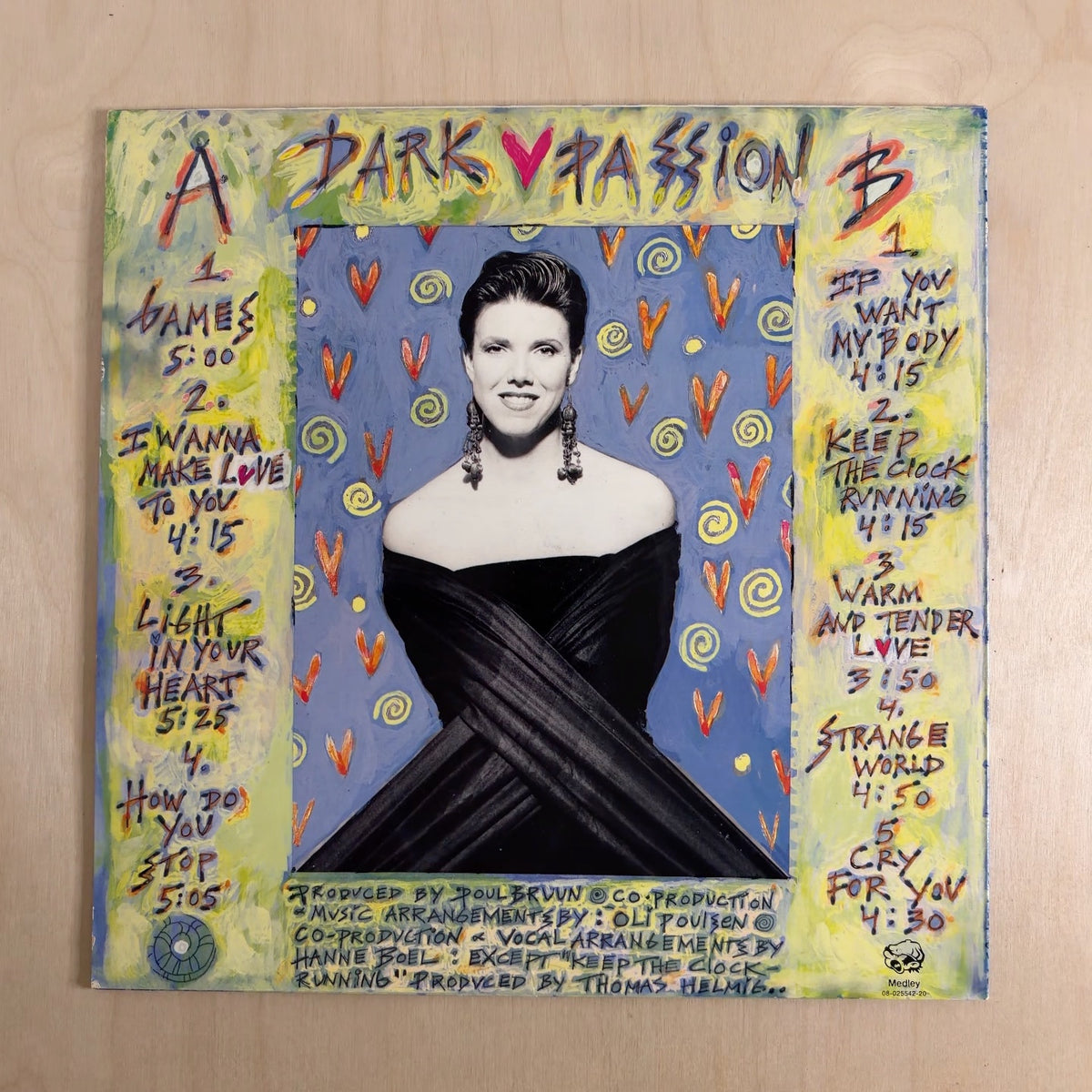 Hanne Boel – Dark Passion – back cover