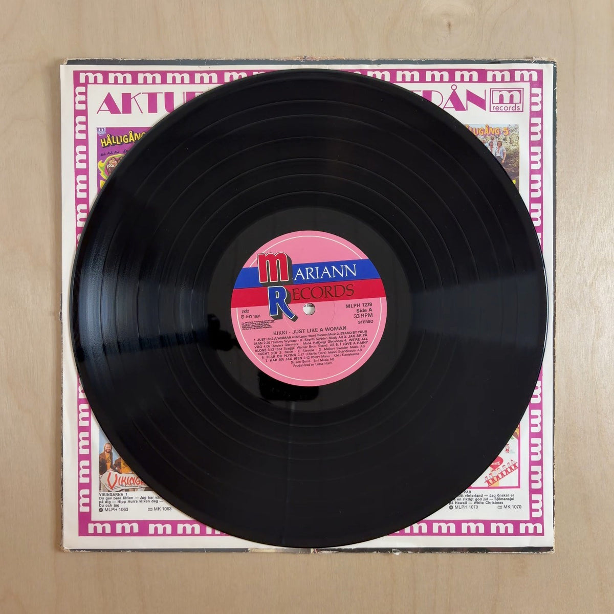 Kikki Danielsson – Just Like A Woman – record label