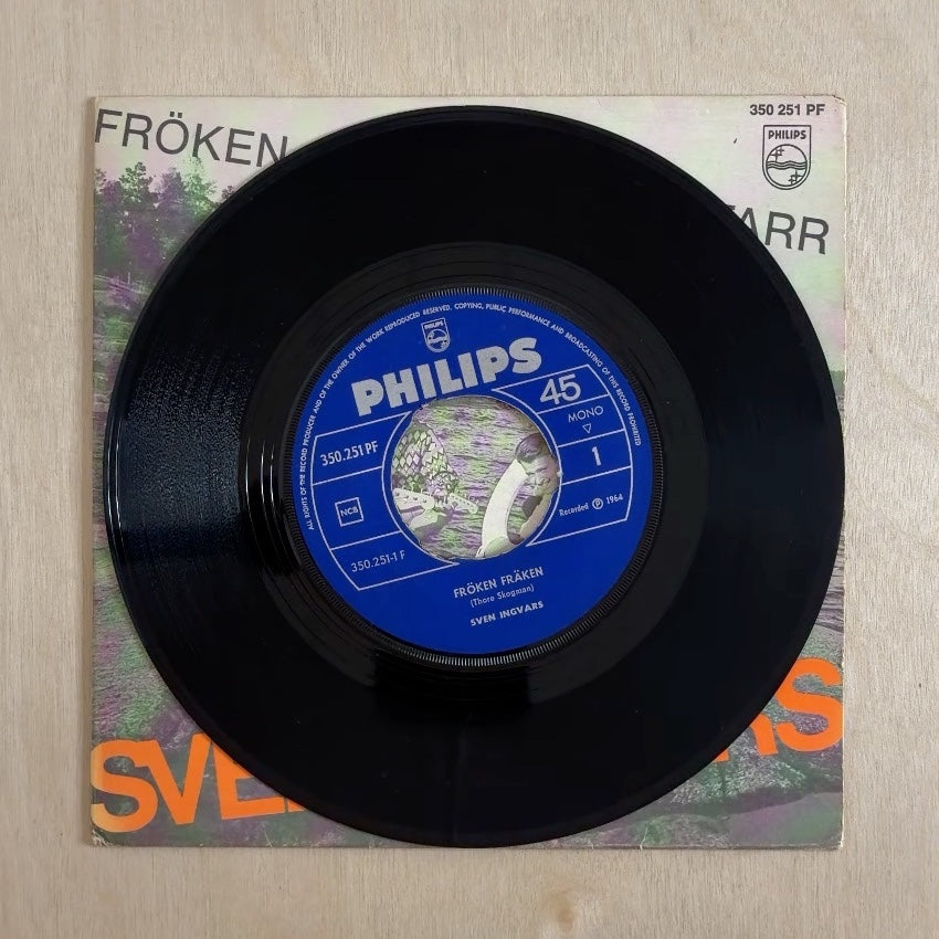 Sven-Ingvars – Fröken Fräken / Min Gitarr – record label