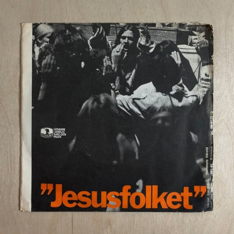 Jesus People Singers, Lonnie Frisbee, Stanley Sjöberg – "Jesusfolket" – front cover