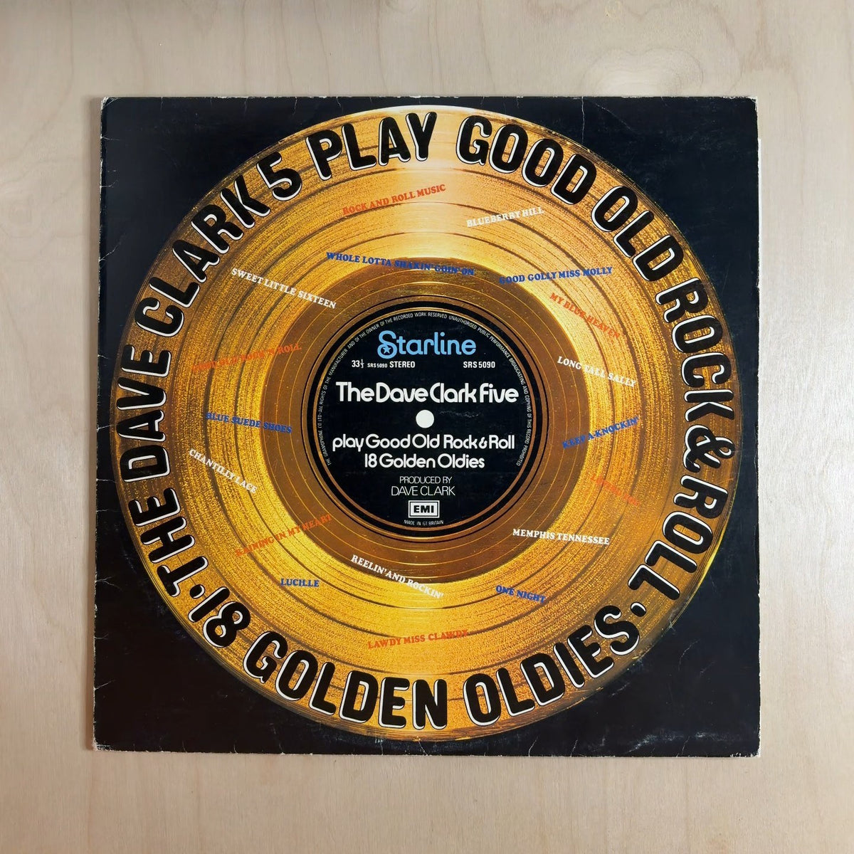 The Dave Clark Five – Play Good Old Rock & Roll (18 Golden Oldies) – front cover