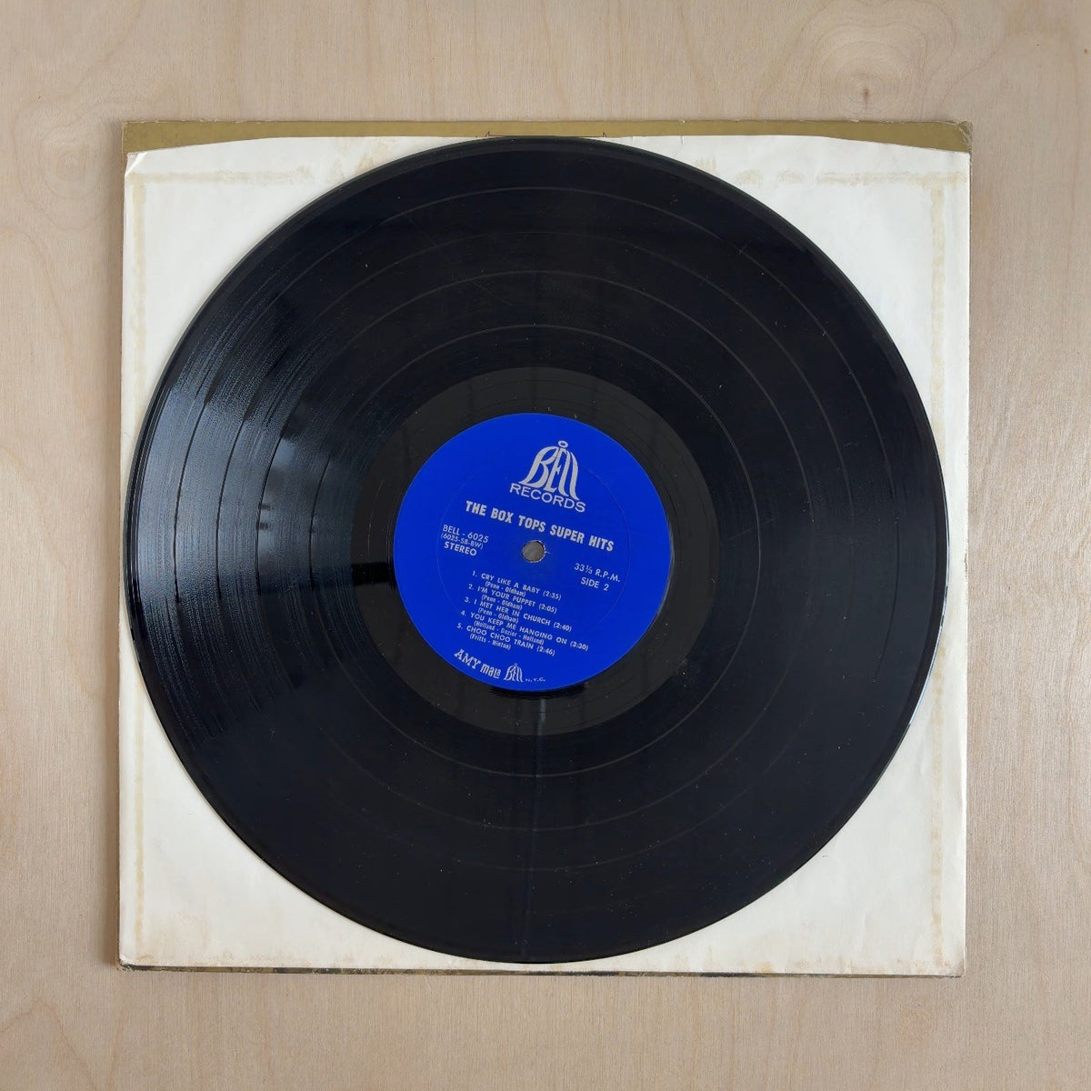 Box Tops – Super Hits – record label