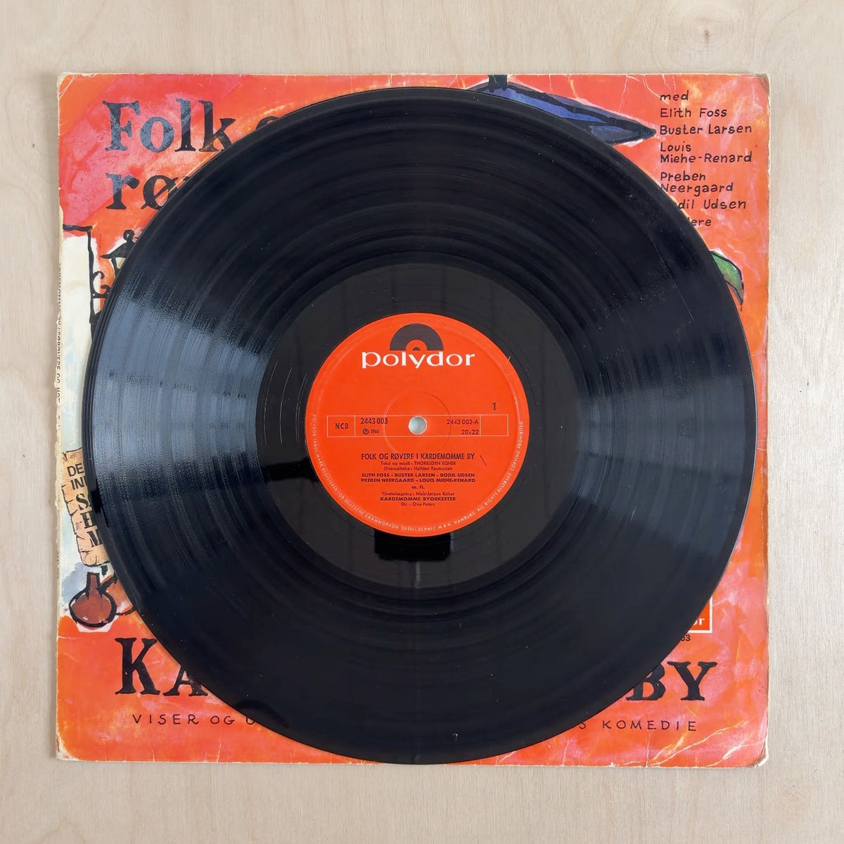 Various – Folk Og Røvere I Kardemomme By / Sørøvere, Hottentotter Og Muntre Musikanter – record label