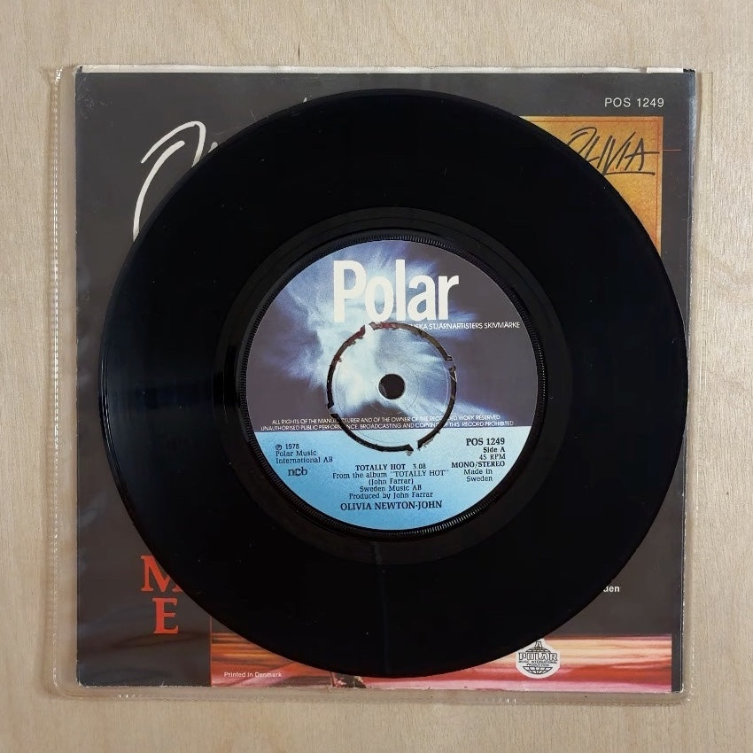 Olivia Newton-John – Totally Hot – record label