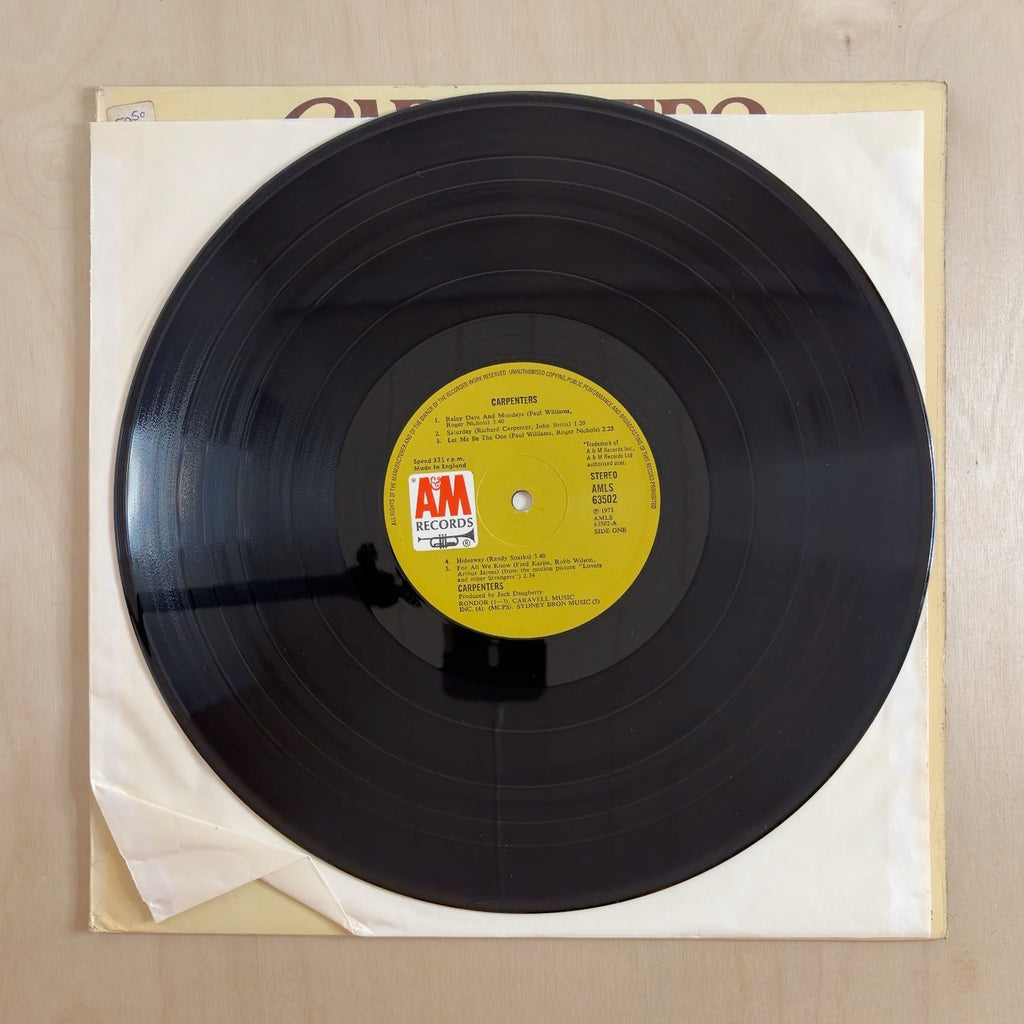Carpenters – Carpenters – record label