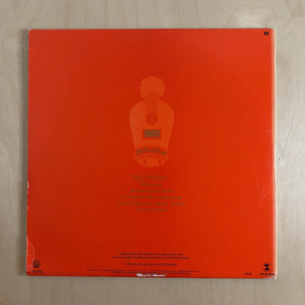 War – The Music Band – back cover