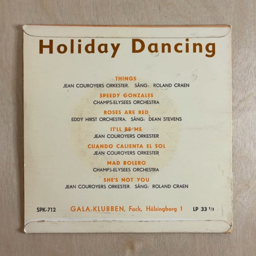 Various – Holiday Dancing – back cover