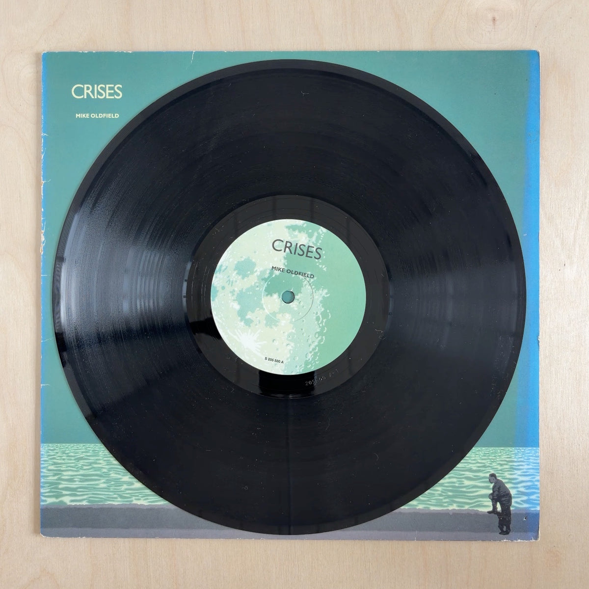 Mike Oldfield – Crises – record label