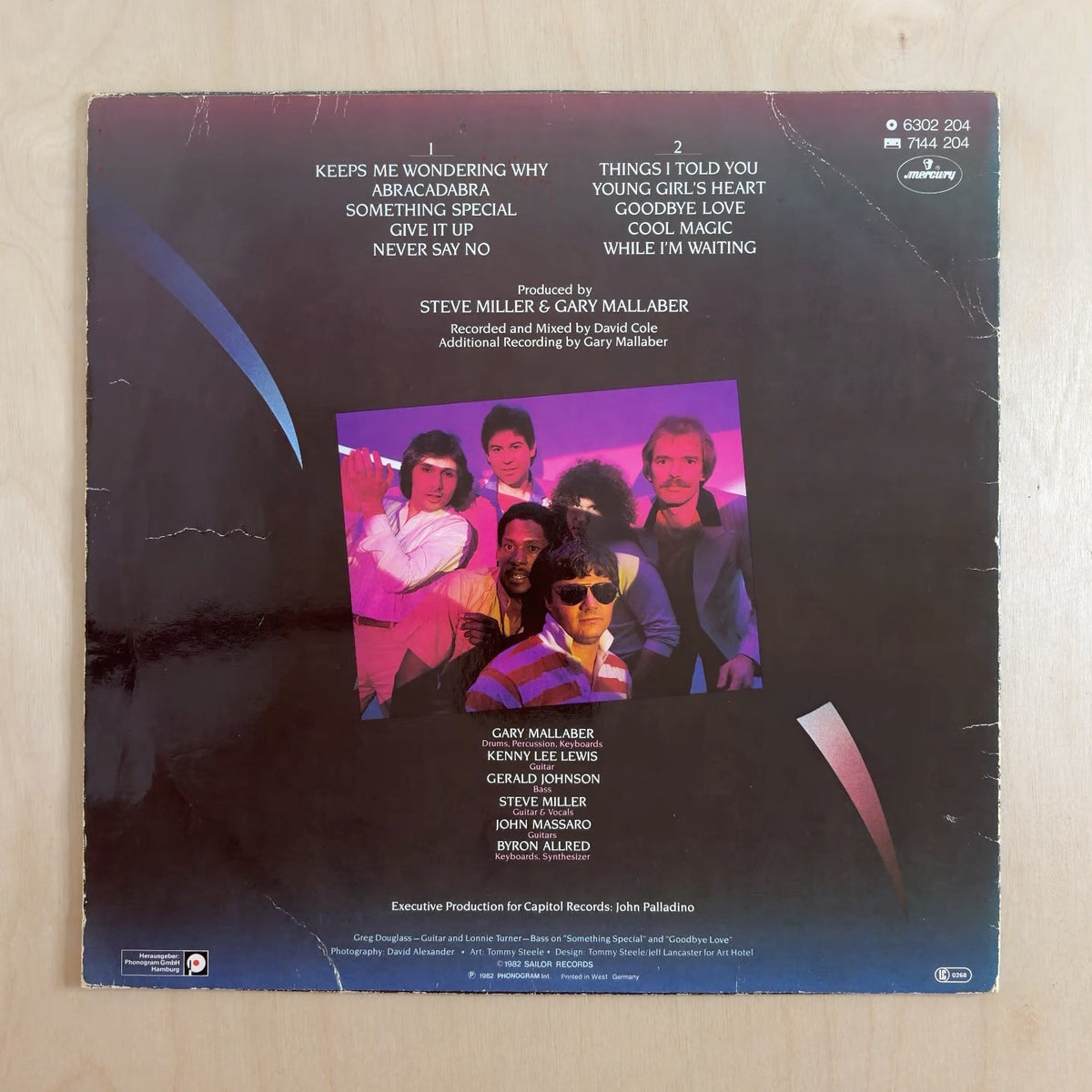 Steve Miller Band – Abracadabra – back cover