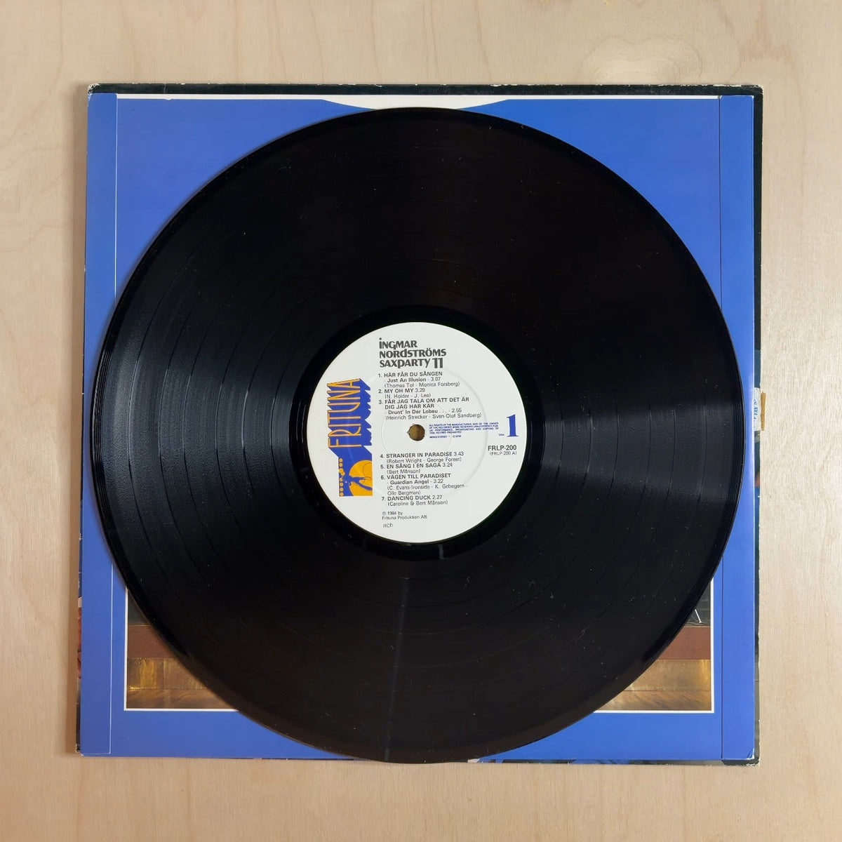 Ingmar Nordströms – Saxparty 11 – record label