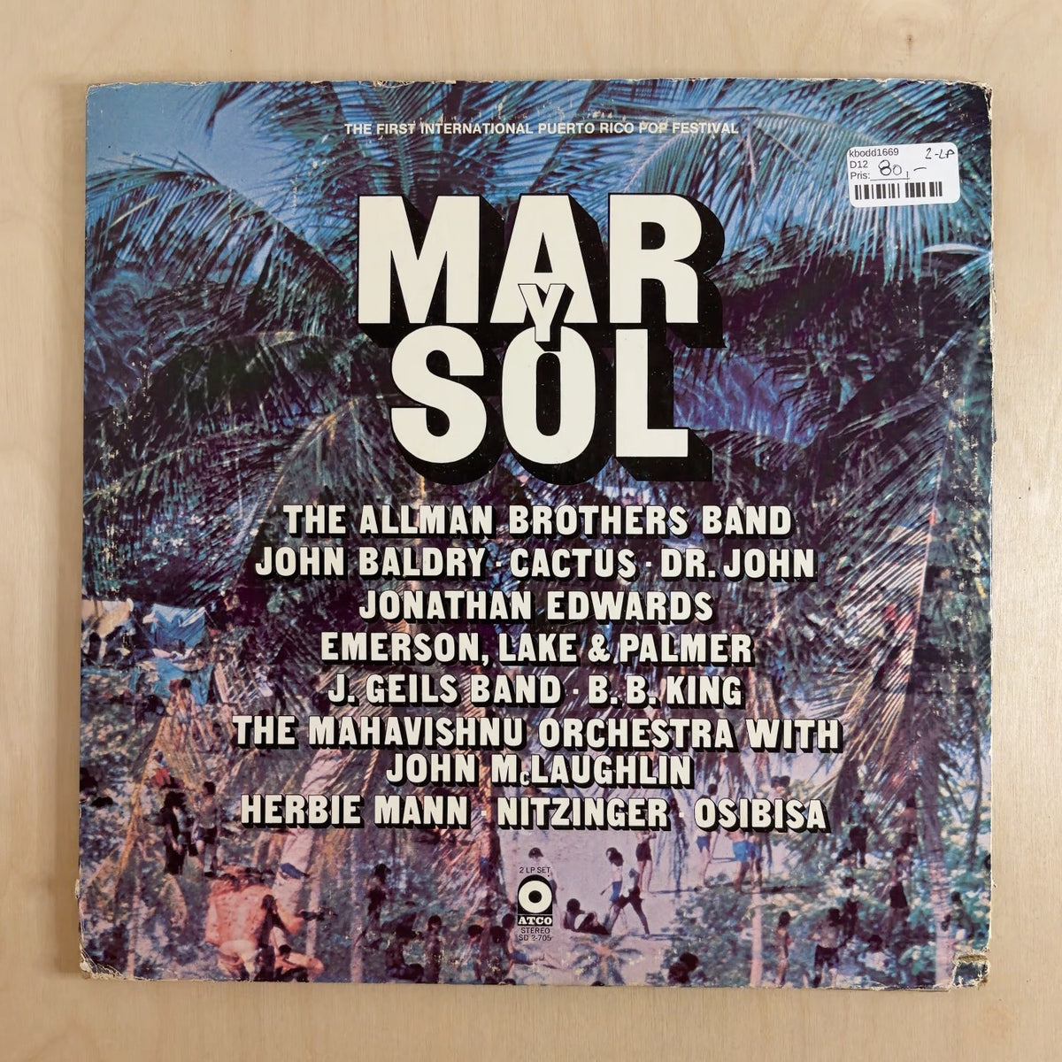 Various – Mar Y Sol - The First International Puerto Rico Pop Festival – front cover