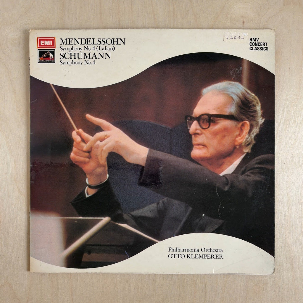 Felix Mendelssohn-Bartholdy, Robert Schumann, Philharmonia Orchestra, Otto Klemperer – Symphony No. 4 (Italian) / Symphony No. 4 – front cover