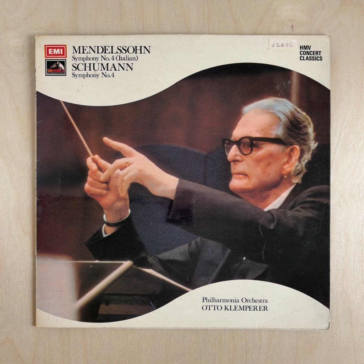 Felix Mendelssohn-Bartholdy, Robert Schumann, Philharmonia Orchestra, Otto Klemperer – Symphony No. 4 (Italian) / Symphony No. 4 – front cover