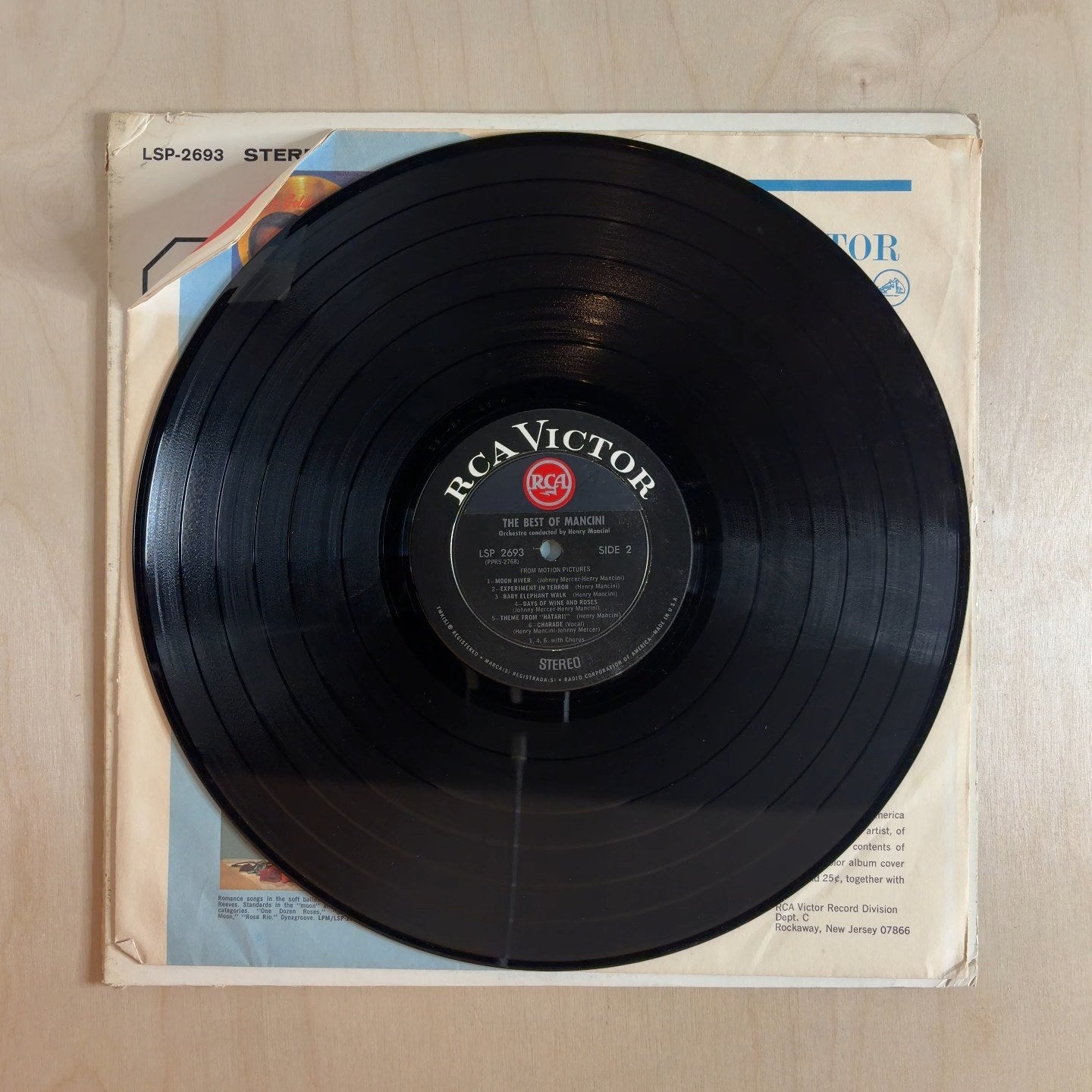 Henry Mancini – The Best Of Mancini – record label