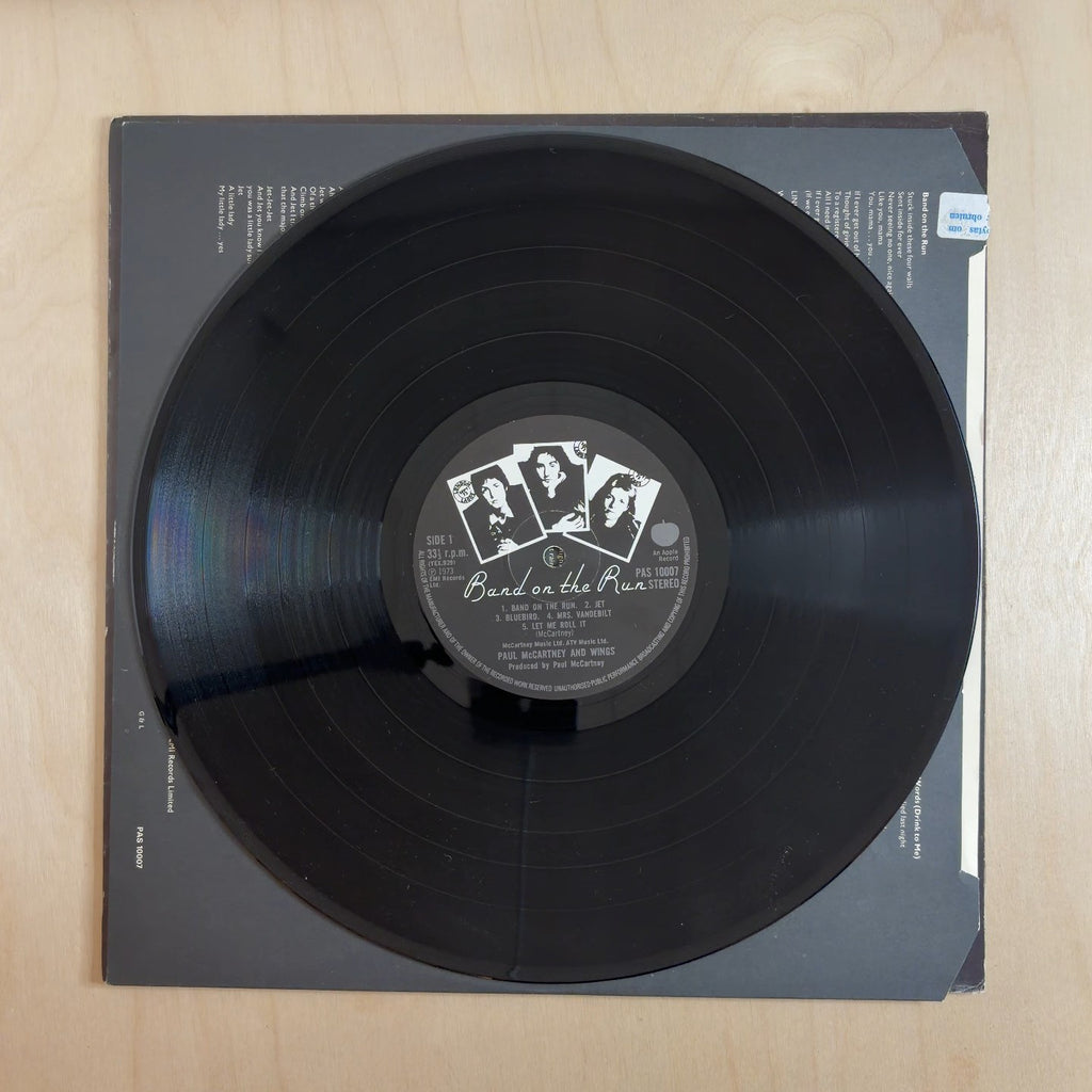 Wings – Band On The Run – record label