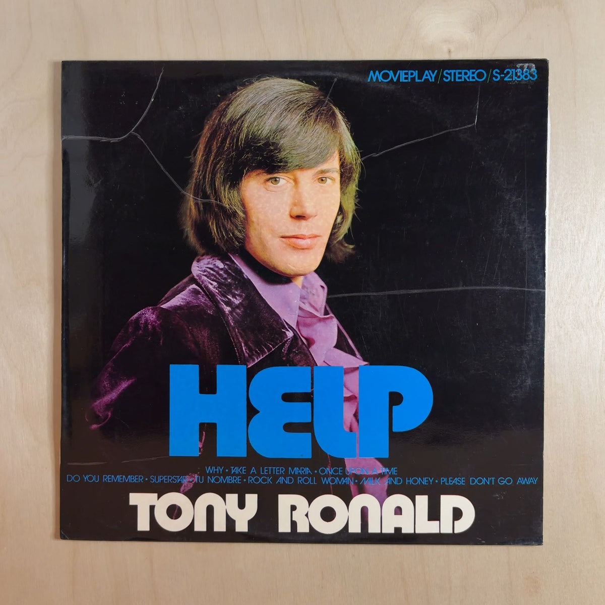 Tony Ronald – Help – front cover