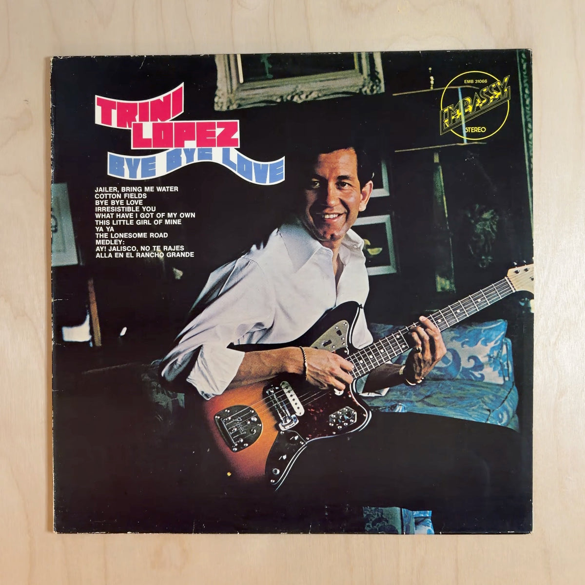 Trini Lopez – Bye Bye Love – front cover