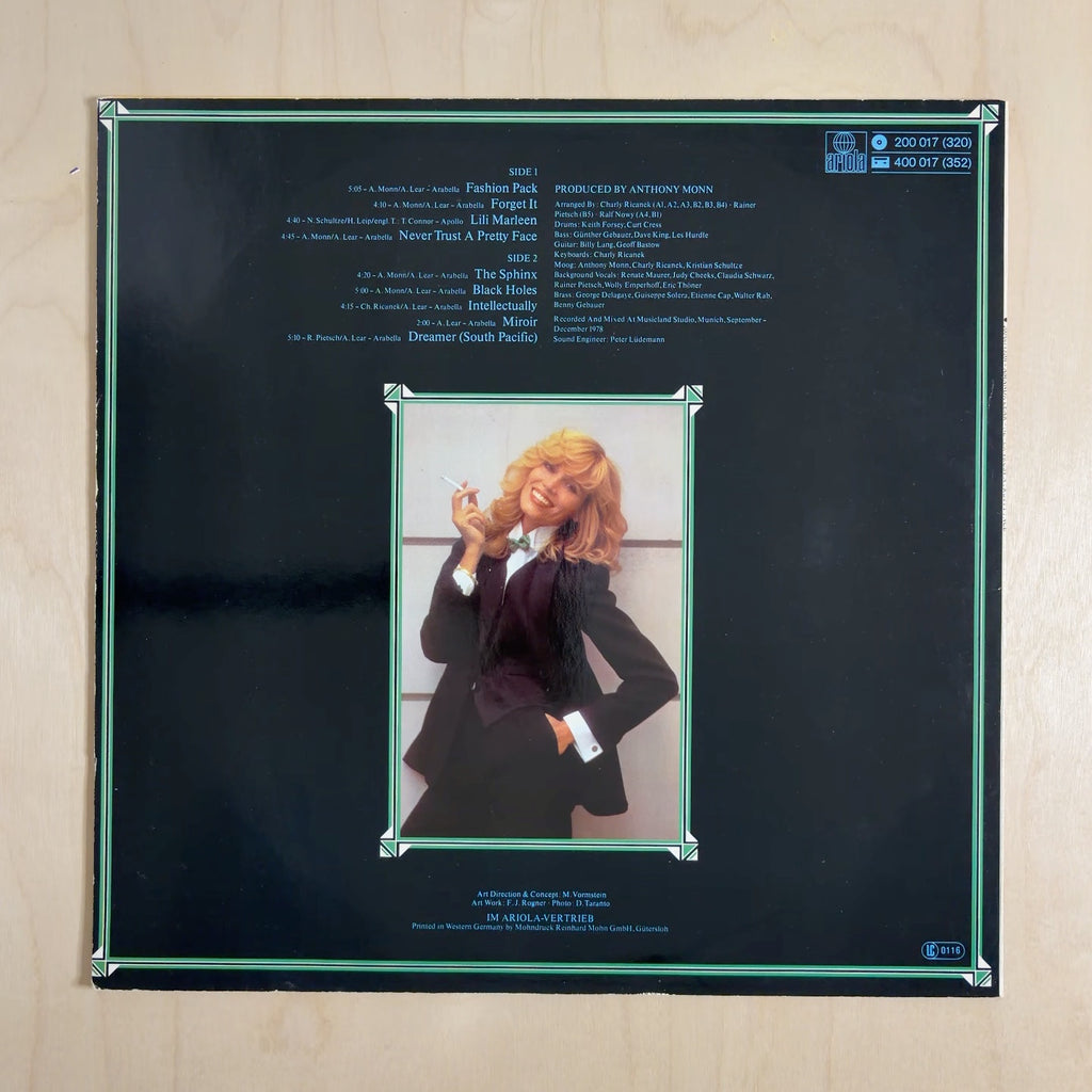 Amanda Lear – Never Trust A Pretty Face