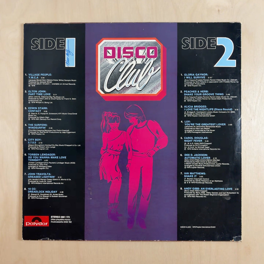 Various – Disco Club 2 – back cover