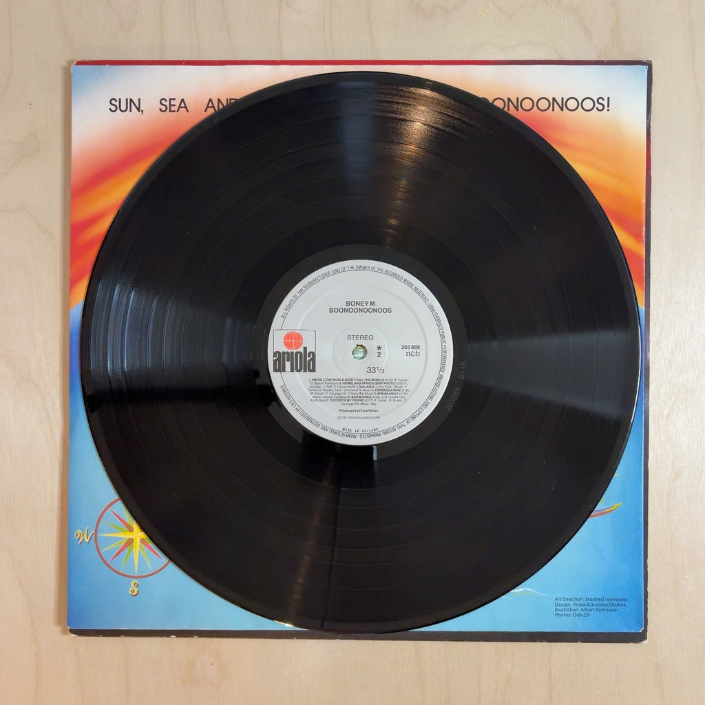 Boney M. – Boonoonoonoos – record label