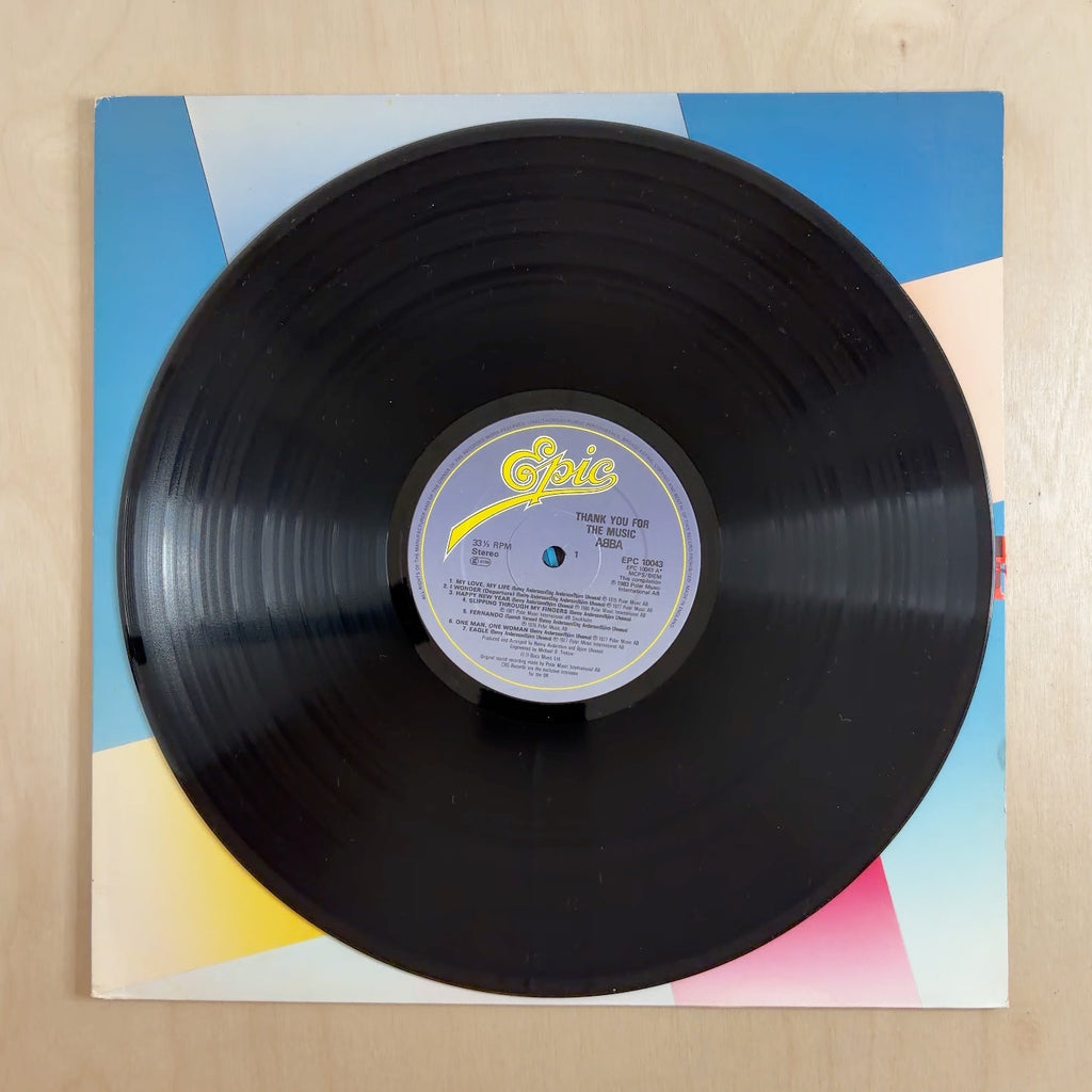 ABBA – Thank You For The Music – record label