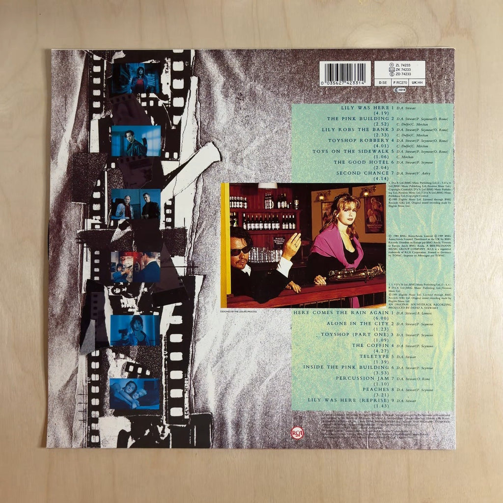 David A. Stewart, Candy Dulfer – Lily Was Here – back cover