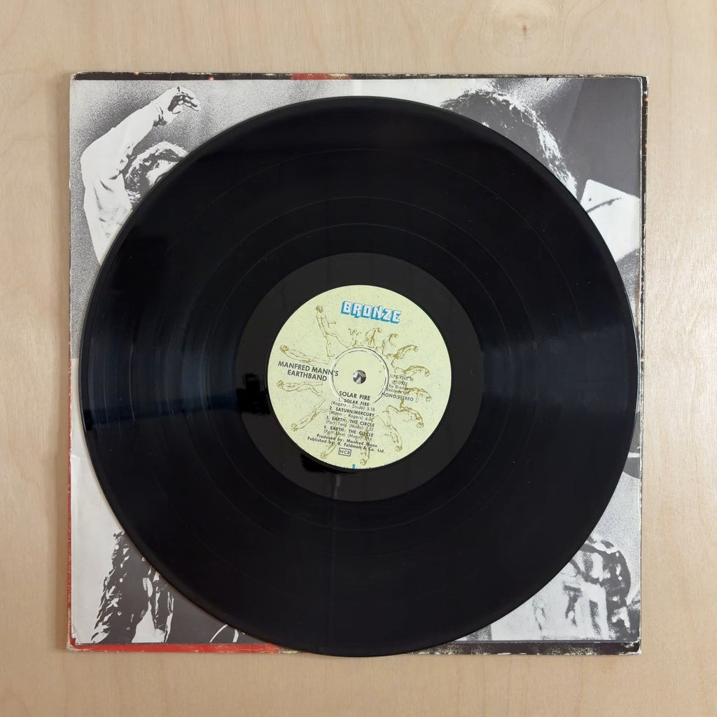 Manfred Mann's Earth Band – Solar Fire – record label