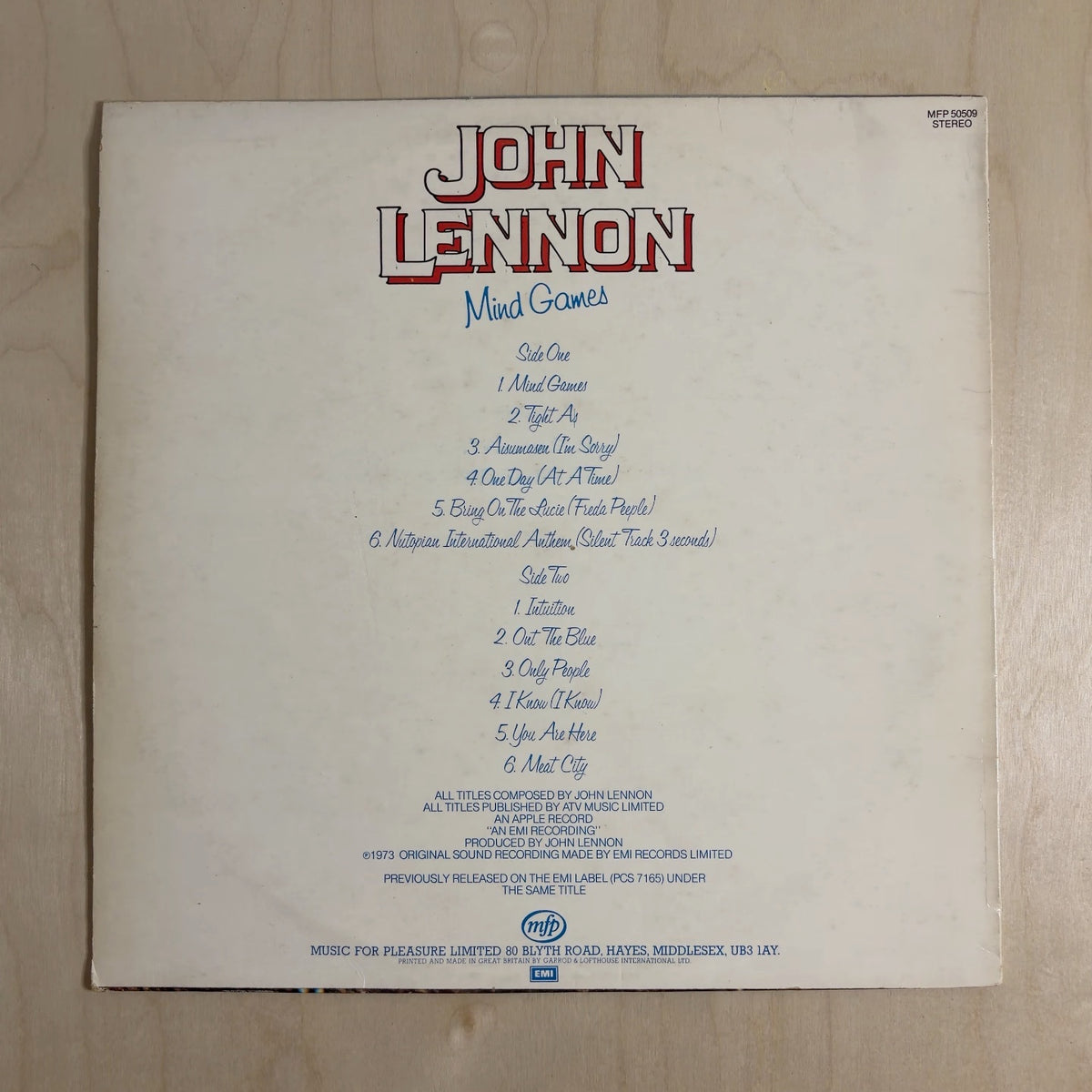 John Lennon – Mind Games