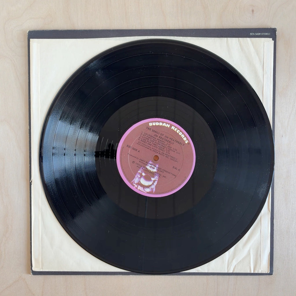 Jim Weatherly – The Songs Of Jim Weatherly – record label
