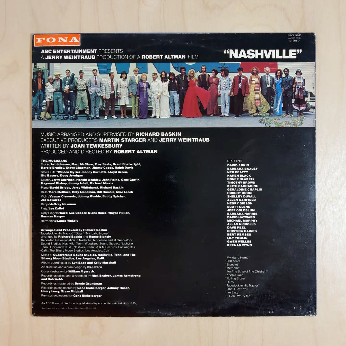 Various – Nashville - Original Motion Picture Soundtrack
